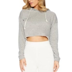 Naked Wardrobe Gray Hoodie